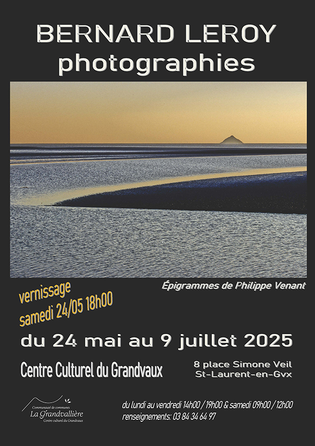 affiche expo LEROY 2025
