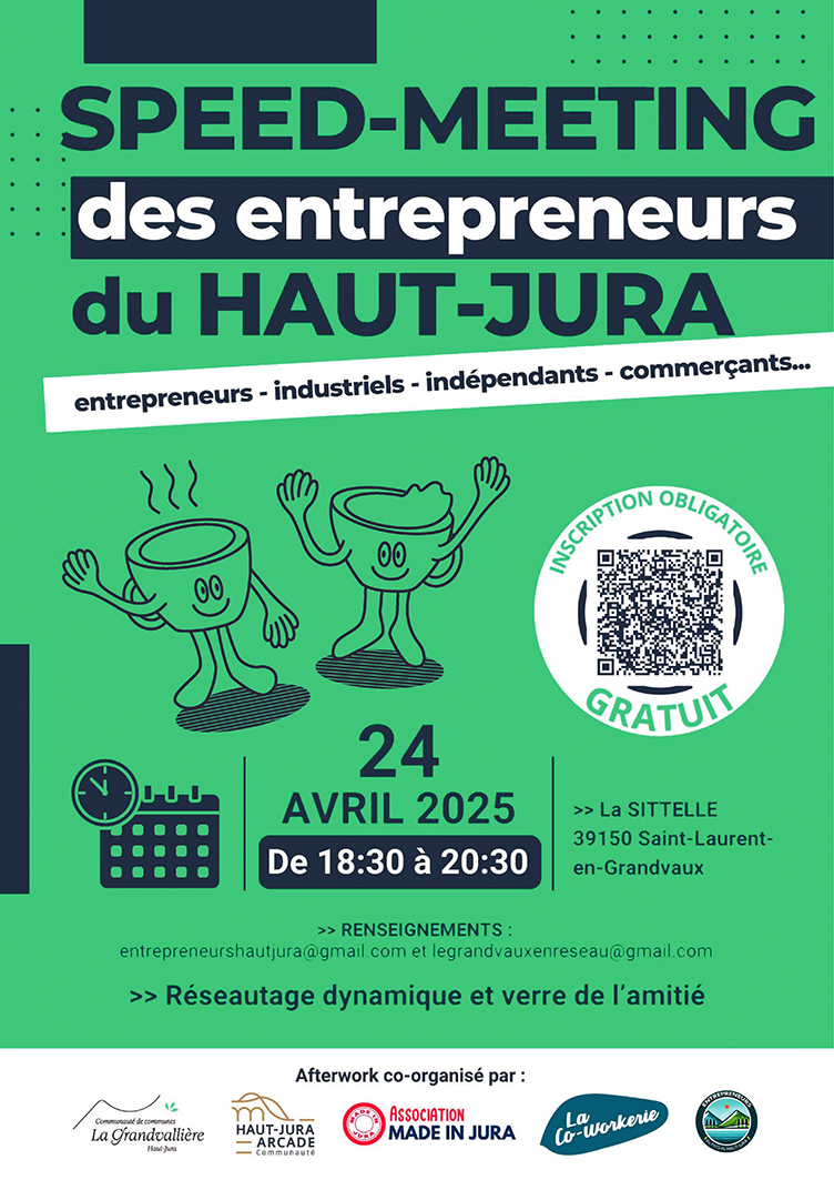 Speed-meeting des entrepreneurs du Haut-Jura